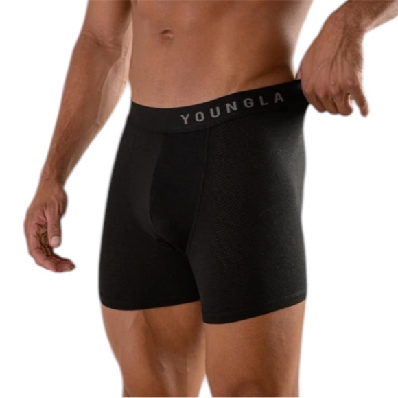 YoungLA Men’s Brief’s 3 Pack Color Black Navy Grey NWT - Picture 1 of 7